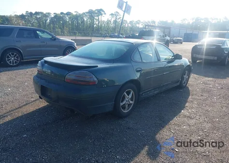 2000 Pontiac Grand Prix Gt из США, поврежденный, VIN 1G2WP52K1YF170625